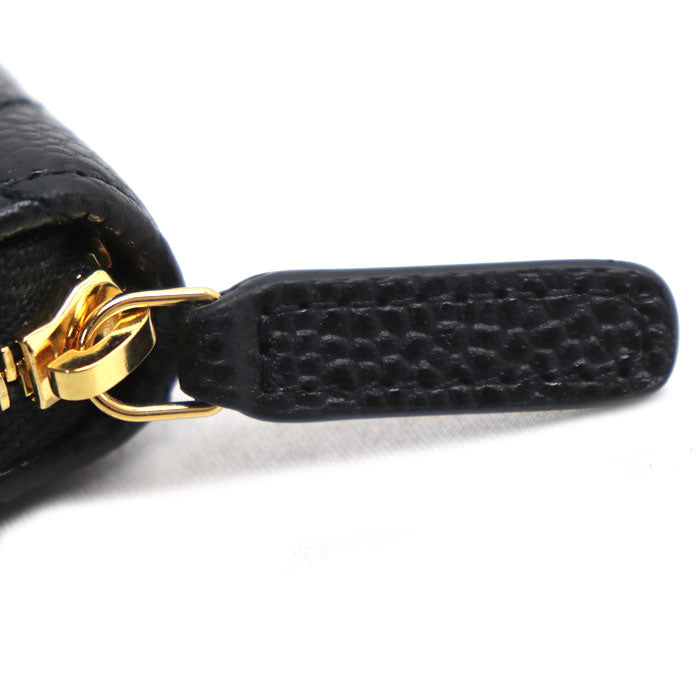 CHANEL シャネル クラシック ジップ コインパース コインケース ブラック AP0216 キャビア レディース【中古】【美品】
