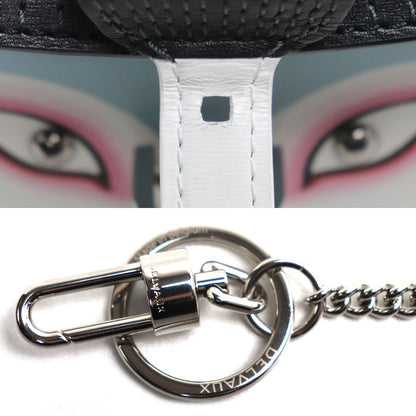 DELVAUX ミニアチュール ニッポン Kabuki（歌舞伎） ブラック DLAE0426AAM0ANYPA ミニチャーム レディース【中古】【美品】