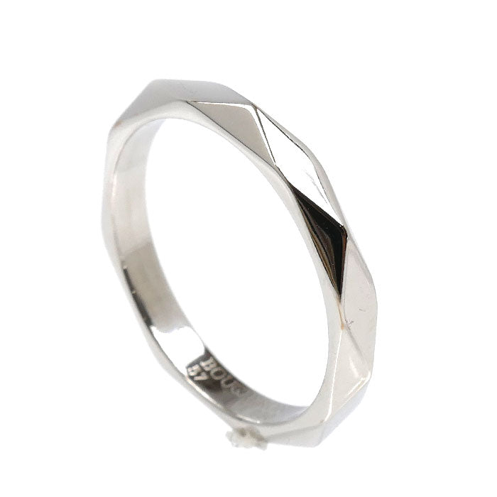 Boucheron ブシュロン Pt950プラチナ ファセット リング ミディアム リング・指輪 JAL00014 16.5号 57 5.1g レディース【中古】【美品】