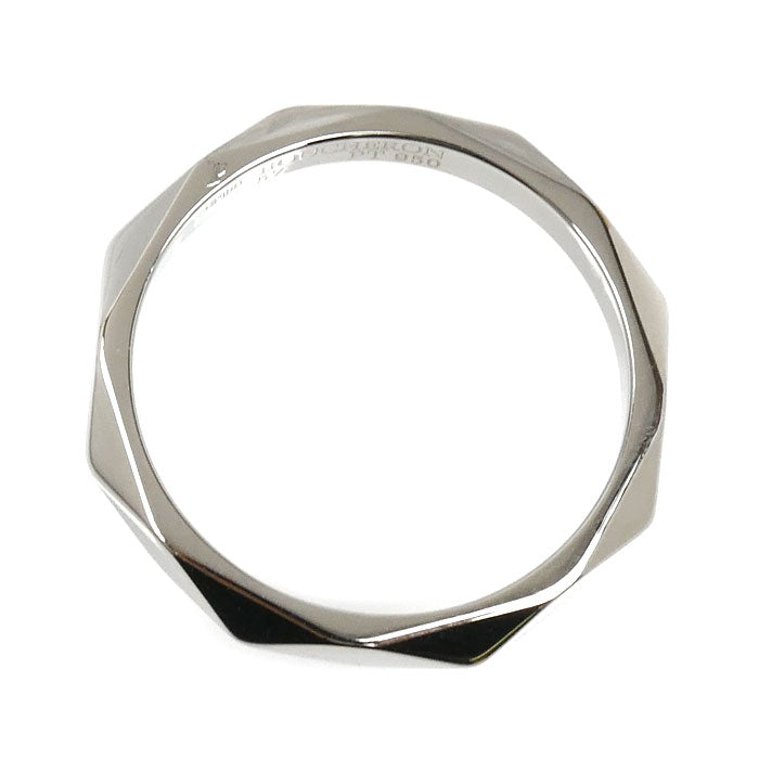 Boucheron ブシュロン Pt950プラチナ ファセット リング ミディアム リング・指輪 JAL00014 16.5号 57 5.1g レディース【中古】【美品】