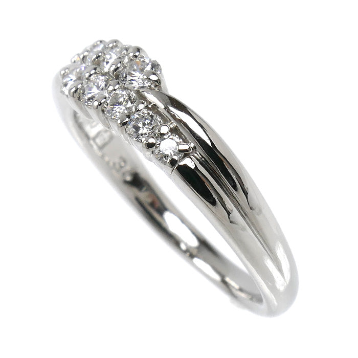 ROYAL ASSCHER ロイヤル・アッシャー Pt900プラチナ リング・指輪 ダイヤモンド0.35ct 11号 5.4g レディース【中古】【美品】