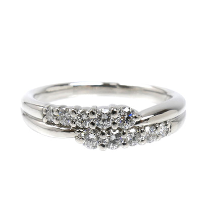 ROYAL ASSCHER ロイヤル・アッシャー Pt900プラチナ リング・指輪 ダイヤモンド0.35ct 11号 5.4g レディース【中古】【美品】