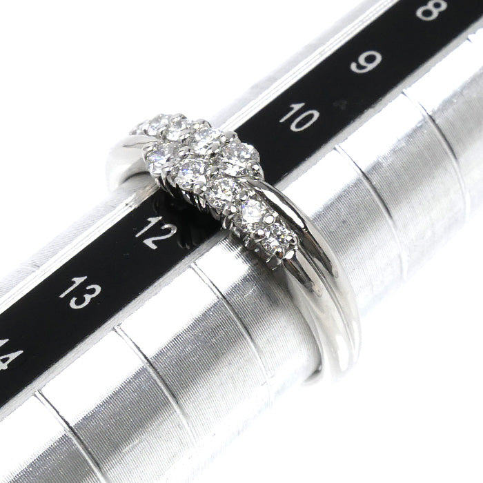 ROYAL ASSCHER ロイヤル・アッシャー Pt900プラチナ リング・指輪 ダイヤモンド0.35ct 11号 5.4g レディース【中古】【美品】