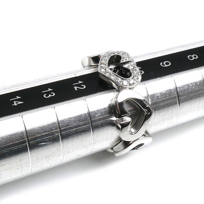 CARTIER カルティエ K18WG ホワイトゴールド Cハート リング・指輪 ダイヤモンド 10.5号 51 7.0g レディース【中古】【美品】