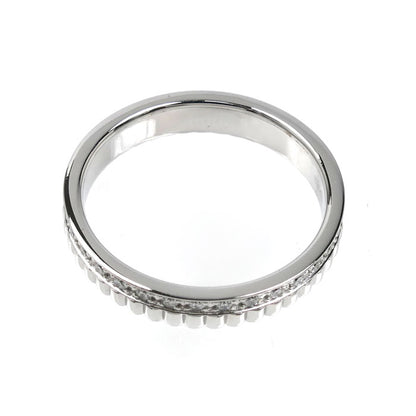 Boucheron ブシュロン K18WG ホワイトゴールド キャトル ラディアント ハーフ フルパヴェ リング・指輪 JAL00226 ダイヤモンド 11号 51 3.3g レディース【中古】【美品】