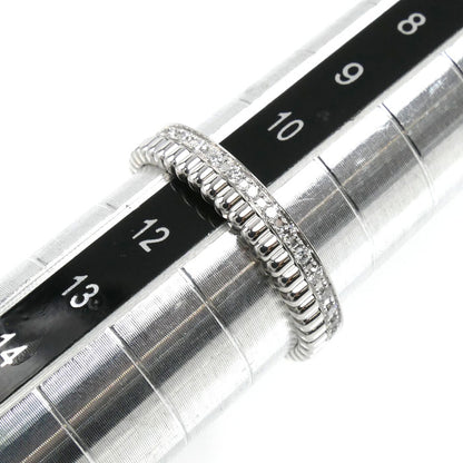 Boucheron ブシュロン K18WG ホワイトゴールド キャトル ラディアント ハーフ フルパヴェ リング・指輪 JAL00226 ダイヤモンド 11号 51 3.3g レディース【中古】【美品】