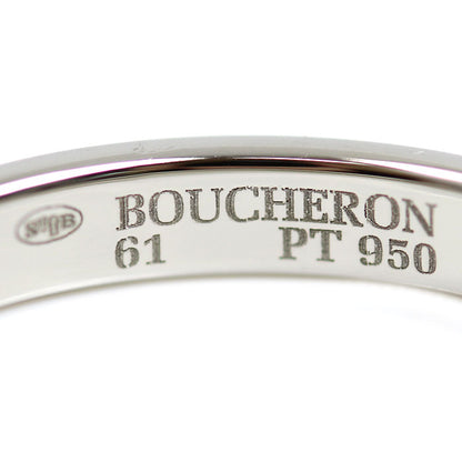 Boucheron ブシュロン Pt950プラチナ ゴドロン リング・指輪 JAL00113 20号 61 5.8g ユニセックス【中古】【美品】