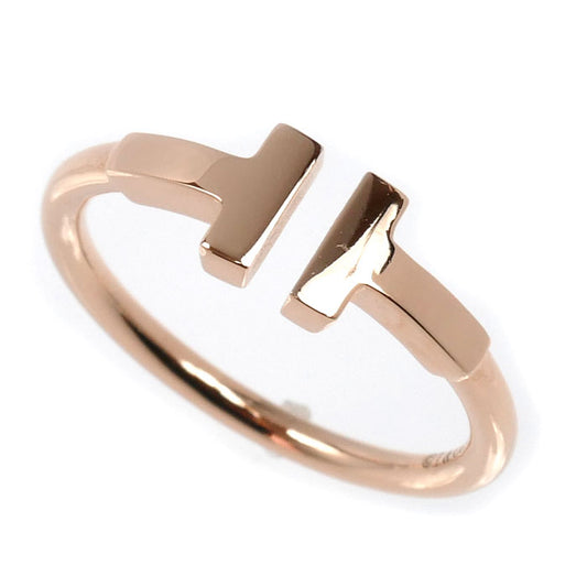 TIFFANY&Co. ティファニー K18PG ピンクゴールド Tワイヤー リング・指輪 60147392 10号 2.9g レディース【中古】【美品】