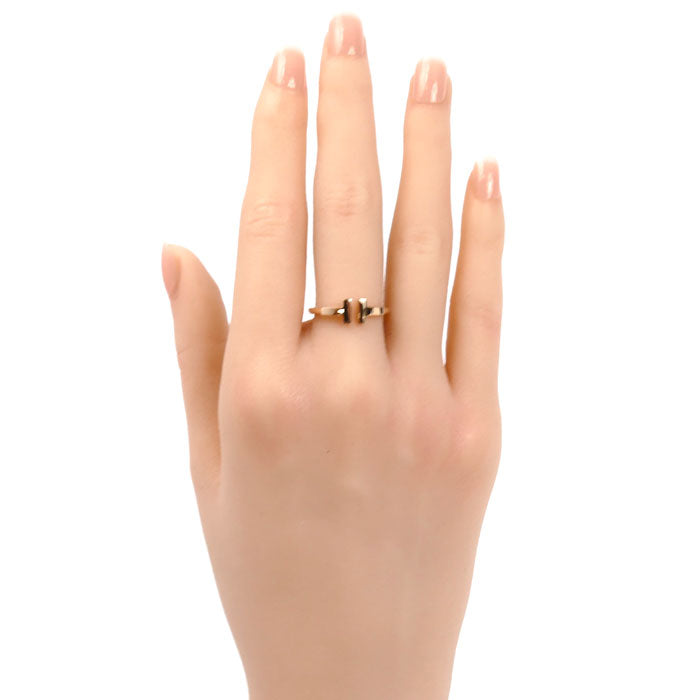 TIFFANY&Co. ティファニー K18PG ピンクゴールド Tワイヤー リング・指輪 60147392 10号 2.9g レディース【中古】【美品】