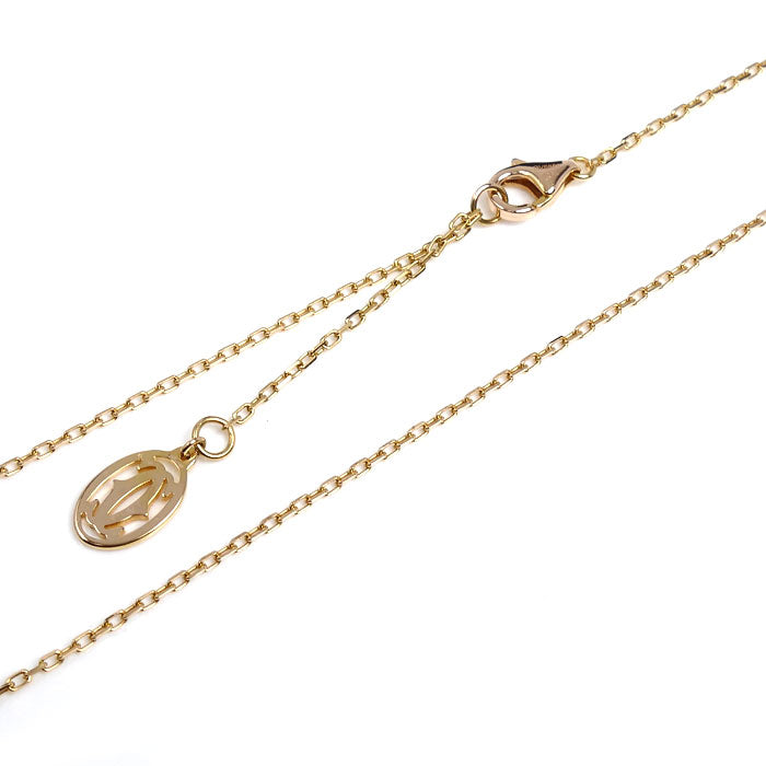 CARTIER カルティエ K18PG ピンクゴールド ダムール SM ネックレス B7215700 ダイヤモンド 2.8g 41cm レディース【中古】