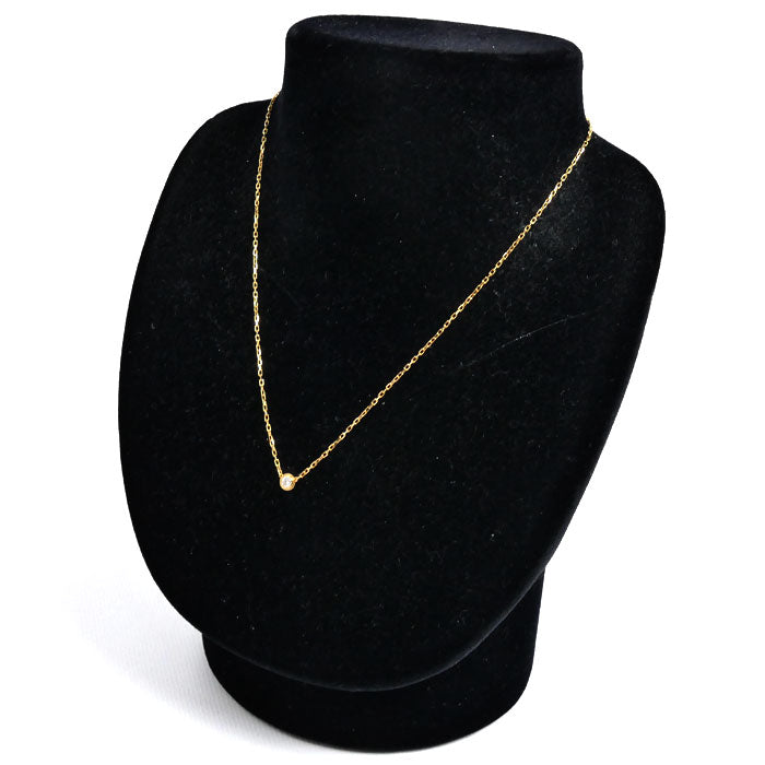 CARTIER カルティエ K18PG ピンクゴールド ダムール SM ネックレス B7215700 ダイヤモンド 2.8g 41cm レディース【中古】