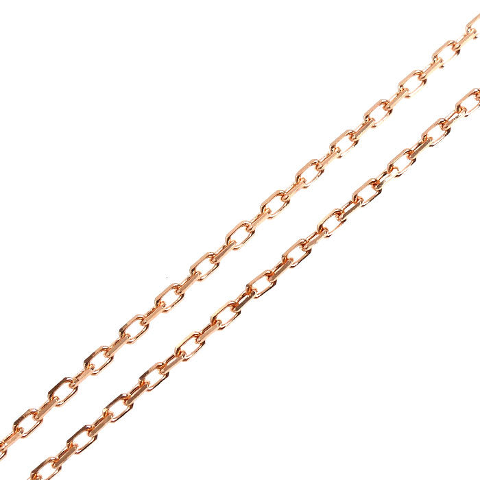 CARTIER カルティエ K18PG ピンクゴールド K18YG イエローゴールド K18WG トリニティ ネックレス ピンクサファイア 2.8g 41cm レディース【中古】【美品】