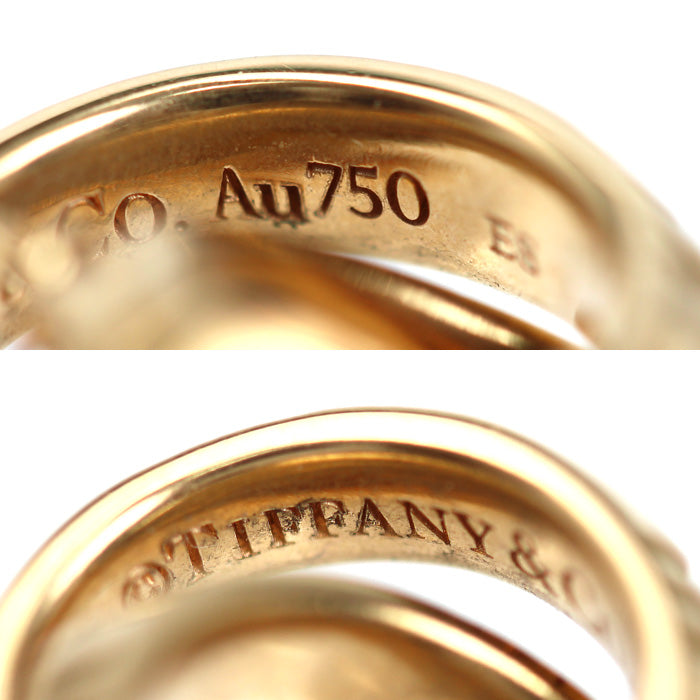 TIFFANY&Co. ティファニー K18PG ピンクゴールド アトラス X クローズド ネックレス 5.9g 41/46cm レディース【中古】