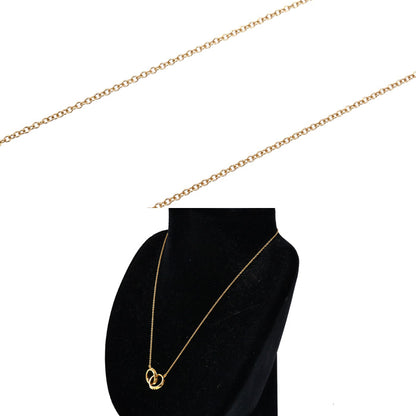 TIFFANY&Co. ティファニー K18PG ピンクゴールド アトラス X クローズド ネックレス 5.9g 41/46cm レディース【中古】