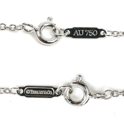 TIFFANY&Co. ティファニー K18WG ホワイトゴールド T TWO ２連 ブレスレット ダイヤモンド 3.8g 30cm レディース【中古】【美品】