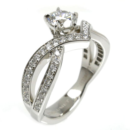 Chaumet ショーメ Pt950プラチナ ジョゼフィーヌ アムール デグレット リング・指輪 J84089 ダイヤモンド0.50ct 8号 5.8g レディース【中古】【美品】