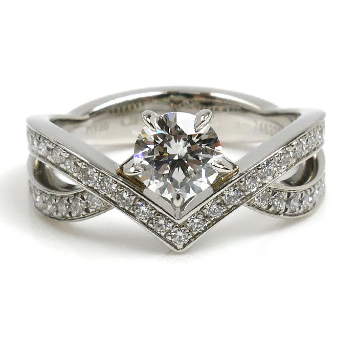 Chaumet ショーメ Pt950プラチナ ジョゼフィーヌ アムール デグレット リング・指輪 J84089 ダイヤモンド0.50ct 8号 5.8g レディース【中古】【美品】