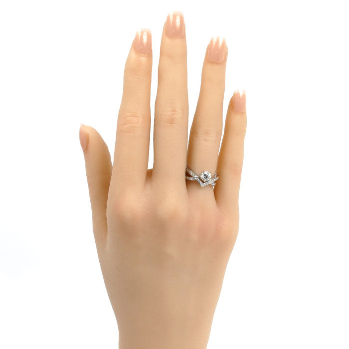 Chaumet ショーメ Pt950プラチナ ジョゼフィーヌ アムール デグレット リング・指輪 J84089 ダイヤモンド0.50ct 8号 5.8g レディース【中古】【美品】