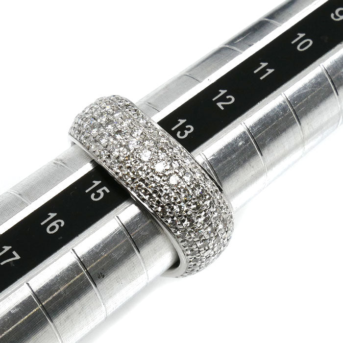 Pomellato ポメラート K18WG ホワイトゴールド ドゥーナ リング・指輪 ダイヤモンド 13.5号 12.4g レディース【中古】【美品】