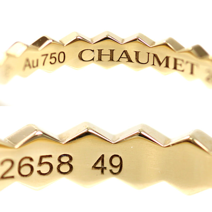 Chaumet ショーメ K18YG イエローゴールド ビーマイラブ リング・指輪 081885 9号 49 1.8g レディース【中古】【美品】