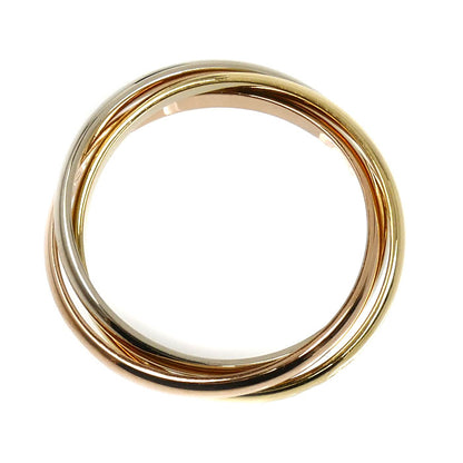 CARTIER カルティエ K18YG/K18PG/K18WG les must de Cartier トリニティ リング・指輪 10.5号 51 3.7g レディース【中古】【美品】