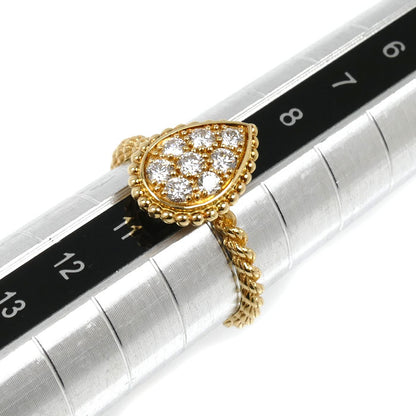 Boucheron ブシュロン K18YG イエローゴールド セルパンボエム スモール リング・指輪 JRG02144 ダイヤモンド 10号 50 2.9g レディース【中古】【美品】