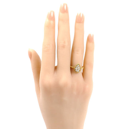 Boucheron ブシュロン K18YG イエローゴールド セルパンボエム スモール リング・指輪 JRG02144 ダイヤモンド 10号 50 2.9g レディース【中古】【美品】