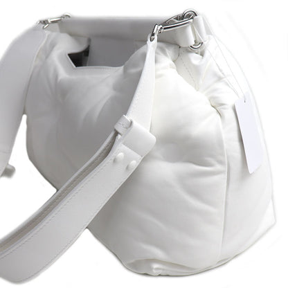 Maison Margiela グラム スラムクラシック ミディアム 2Wayショルダーバッグ ホワイト SB1WG0034 P4300 T1003 レディース【中古】【美品】
