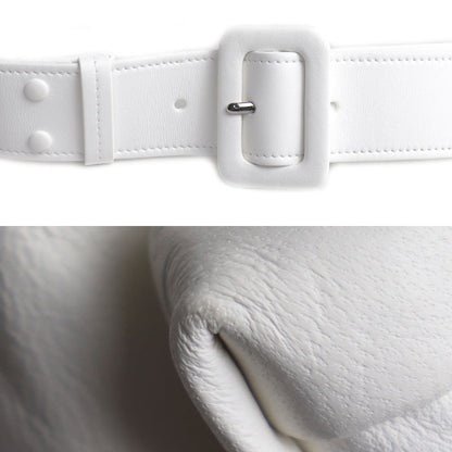 Maison Margiela グラム スラムクラシック ミディアム 2Wayショルダーバッグ ホワイト SB1WG0034 P4300 T1003 レディース【中古】【美品】
