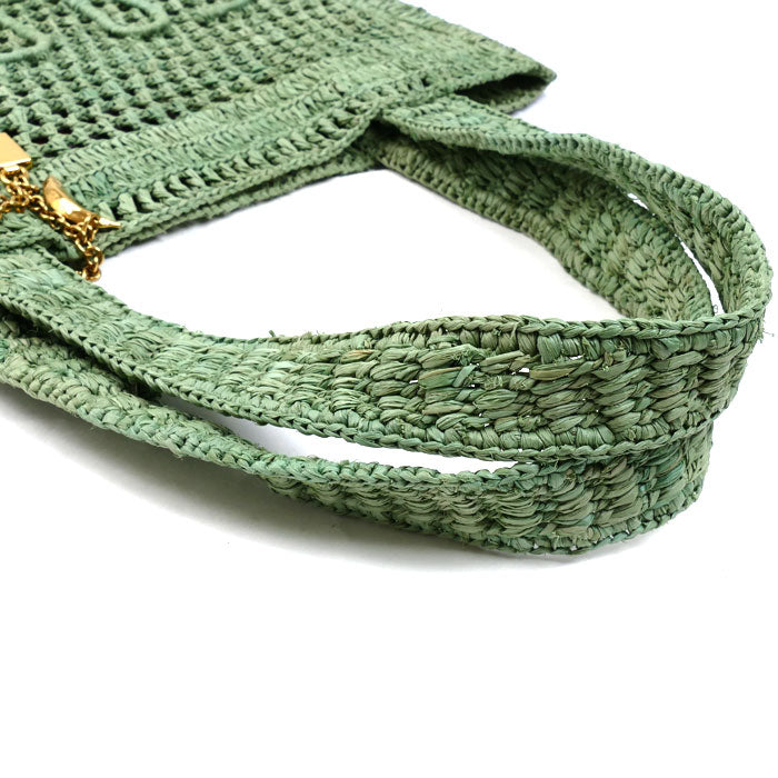Chloe クロエ Summer Bananaトート トートバッグ Tea Leaf Green CH25US901P0838M レディース【中古】【美品】
