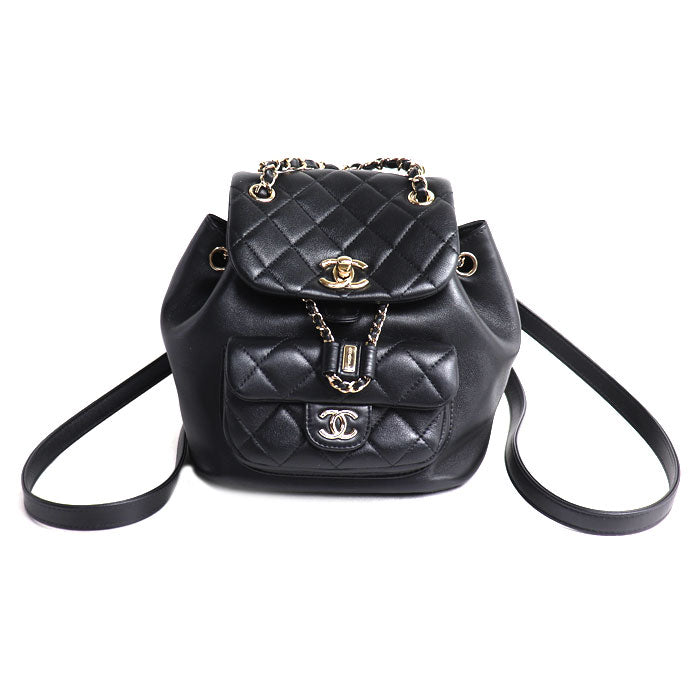 CHANEL シャネル マトラッセ リュック・デイパック ブラック AS2908 B09750 レディース【中古】【美品】