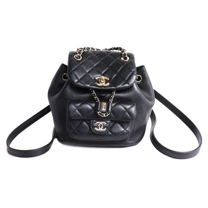 CHANEL シャネル マトラッセ リュック・デイパック ブラック AS2908 B09750 レディース【中古】【美品】