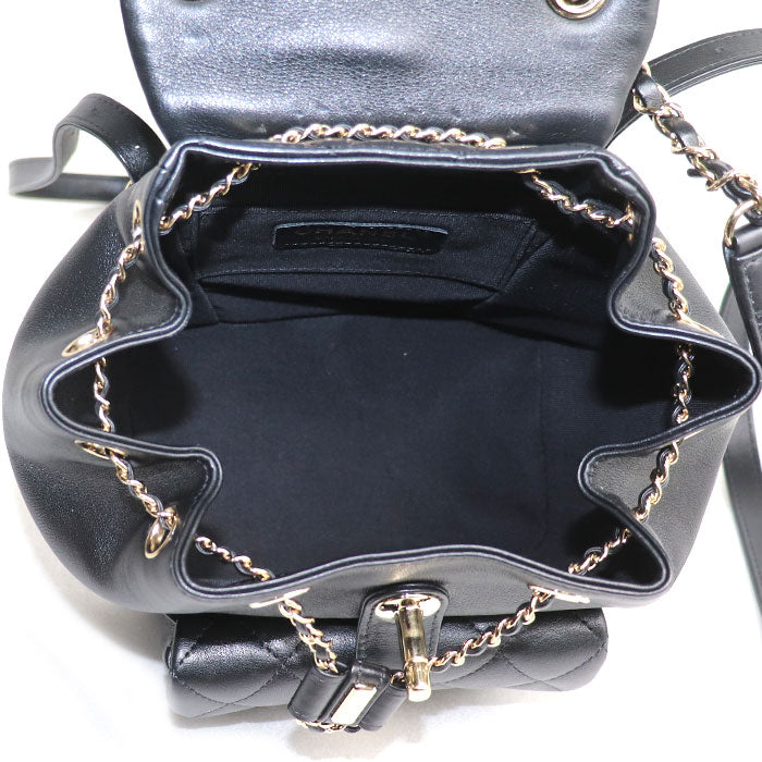 CHANEL シャネル マトラッセ リュック・デイパック ブラック AS2908 B09750 レディース【中古】【美品】