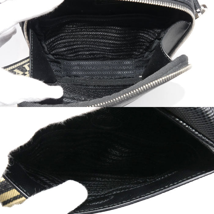 PRADA プラダ ショルダーバッグ ブラック 2VH154_2FAD_F0002 メンズ【中古】