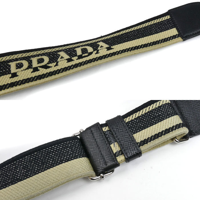 PRADA プラダ ショルダーバッグ ブラック 2VH154_2FAD_F0002 メンズ【中古】