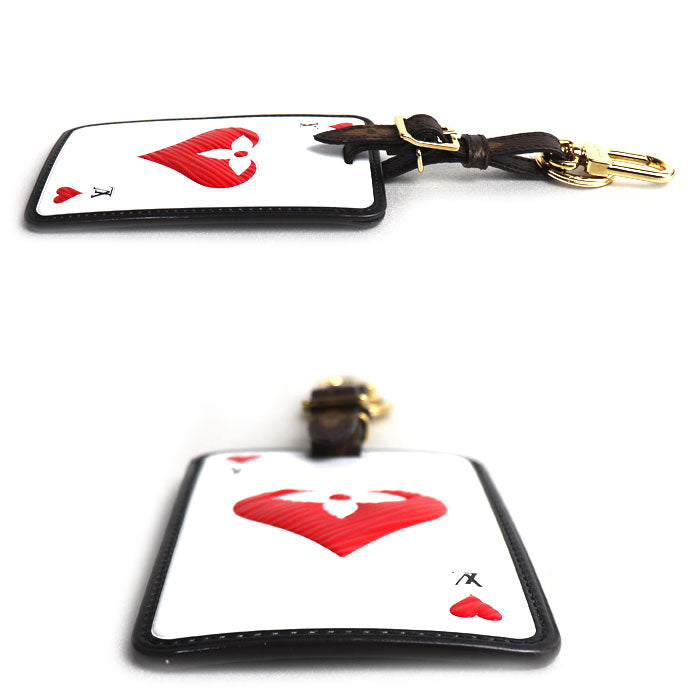 LOUIS VUITTON ルイ・ヴィトン バッグチャーム ビジュー サック タグ・ゲーム・オン カード キーホルダー MP2912 CX1220 レディース【中古】【美品】