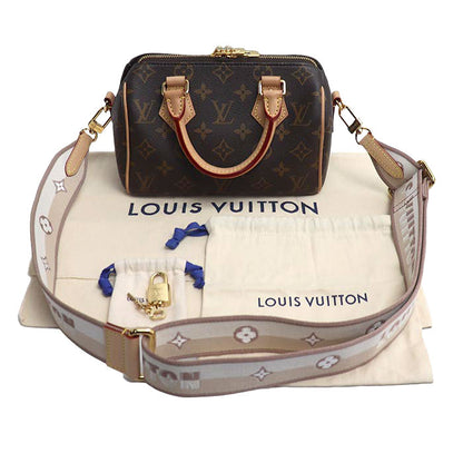 LOUIS VUITTON ルイ・ヴィトン スピーディ･バンドリエール 20 2Wayショルダーバッグ モノグラム ブラウン M46222 IC レディース【中古】【美品】