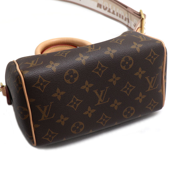 LOUIS VUITTON ルイ・ヴィトン スピーディ･バンドリエール 20 2Wayショルダーバッグ モノグラム ブラウン M46222 IC レディース【中古】【美品】