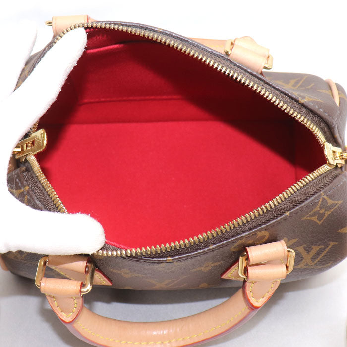 LOUIS VUITTON ルイ・ヴィトン スピーディ･バンドリエール 20 2Wayショルダーバッグ モノグラム ブラウン M46222 IC レディース【中古】【美品】