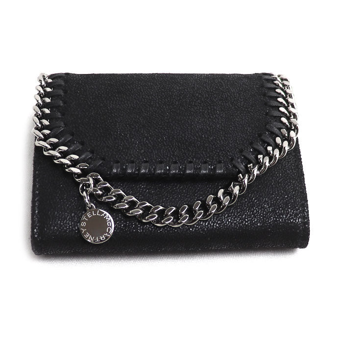 Stella McCartney ステラマッカートニー ファラベラ 二つ折り財布 ブラック 391836 W9132 1000 レディース【中古】【美品】