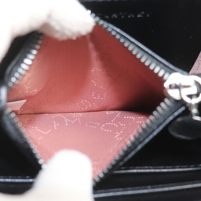Stella McCartney ステラマッカートニー ファラベラ 二つ折り財布 ブラック 391836 W9132 1000 レディース【中古】【美品】