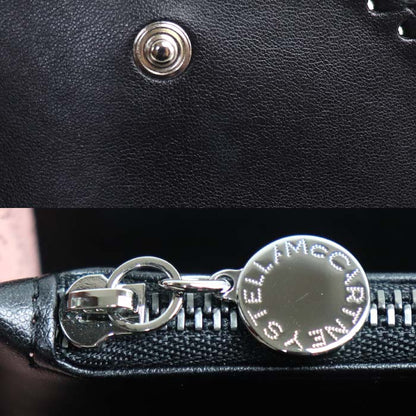 Stella McCartney ステラマッカートニー ファラベラ 二つ折り財布 ブラック 391836 W9132 1000 レディース【中古】【美品】