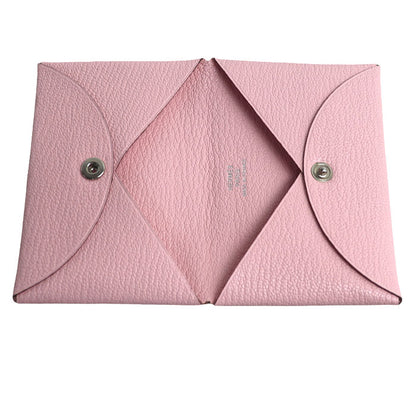 HERMES エルメス カルヴィ コインケース ピンク Y刻印 レディース【中古】【美品】