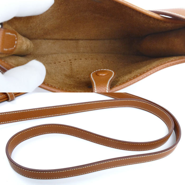 HERMES エルメス エヴリンTPM エプソン ショルダーバッグ ブラウン □H刻印（2004） レディース【中古】