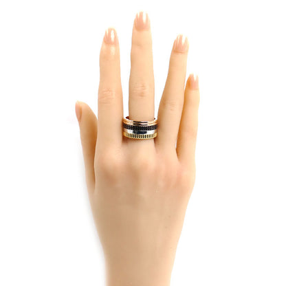 Boucheron ブシュロン K18YG イエローゴールド K18WG ホワイトゴールド K18PG キャトル クラシック ラージ リング・指輪 JRG00257 19.5号 60 21.7g メンズ【中古】【美品】
