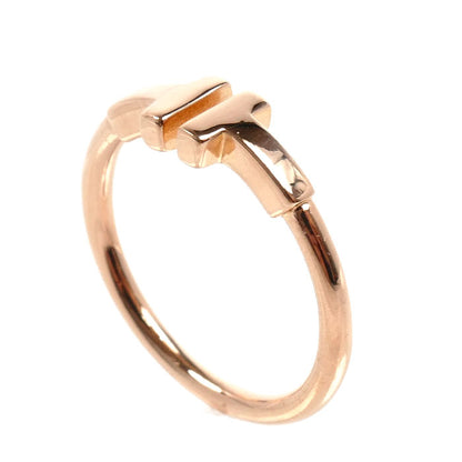 TIFFANY&Co. ティファニー K18PG ピンクゴールド Tワイヤー リング・指輪 60147393 13号 3.5g レディース【中古】【美品】
