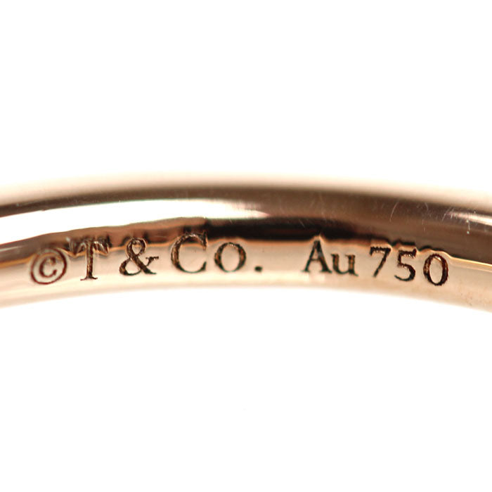 TIFFANY&Co. ティファニー K18PG ピンクゴールド Tワイヤー リング・指輪 60147393 13号 3.5g レディース【中古】【美品】
