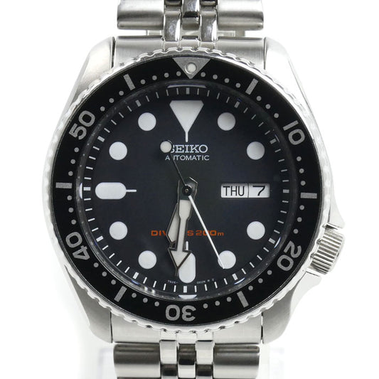 SEIKO セイコー ブラックボーイ ダイバーズ 腕時計 自動巻き SKX007K2/7S26-0020 海外モデル メンズ【中古】