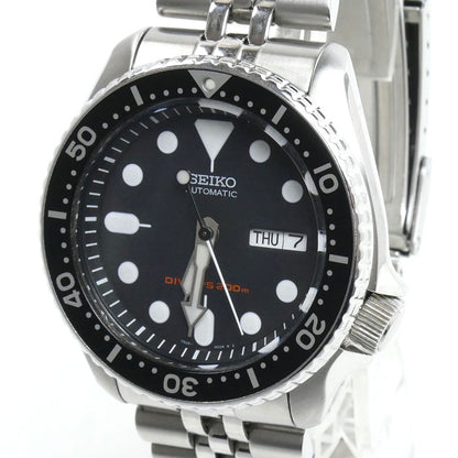 SEIKO セイコー ブラックボーイ ダイバーズ 腕時計 自動巻き SKX007K2/7S26-0020 海外モデル メンズ【中古】