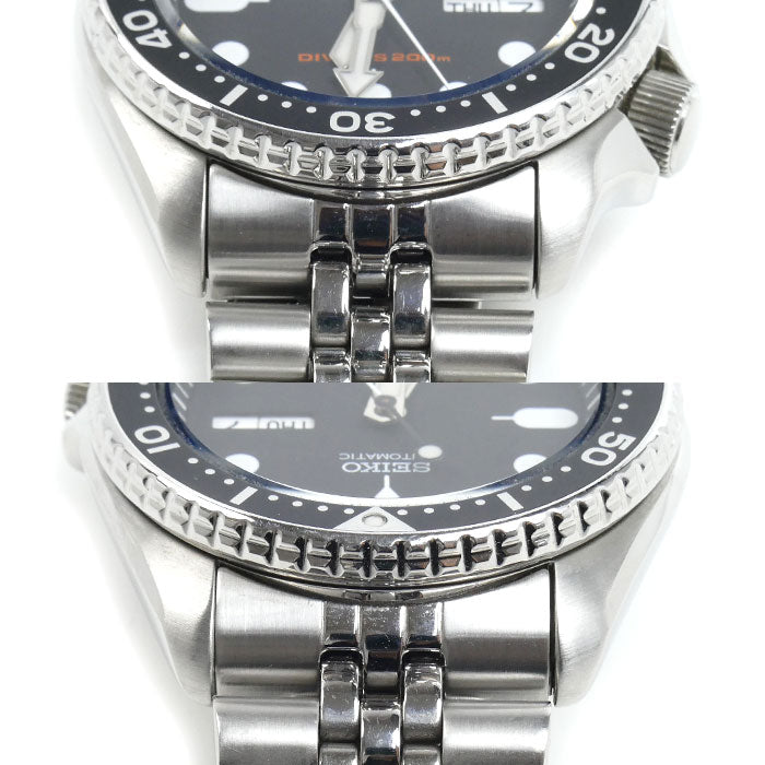 SEIKO セイコー ブラックボーイ ダイバーズ 腕時計 自動巻き SKX007K2/7S26-0020 海外モデル メンズ【中古】